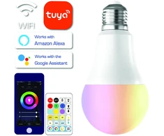 SpectorLight Išmanioji LED lemputė SPECTOR LIGHT, E27, A60, 9W, 810 lm, RGB&amp;DIM, SMART + WiFi+ pultelis