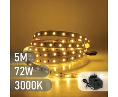 SpectorLight LED juostos rinkinys, šiltas, atsparus vandeniui, 60 LED/m, IP65, 5 m