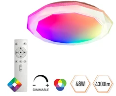 Lubinis šviestuvas SpectorLight Plafoninis LED šviestuvas SPECTOR LIGHT, 40W + 8W