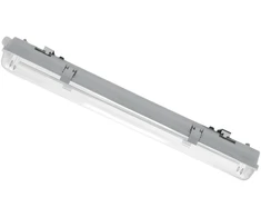 Lubinis šviestuvas Šviestuvas be balasto IP65 Struhm 2x18W T8 G13 66cm pilkas