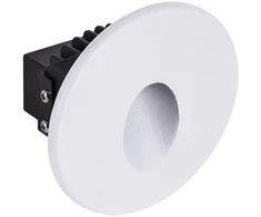 Struhm Dekoratyvinis LED įleidžiamas sieninis šviestuvas - azyl led c 1,6 W baltas nw