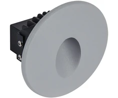 Struhm Dekoratyvinis LED įleidžiamas sieninis šviestuvas - azyl led c 1,6 W pilkos spalvos nw