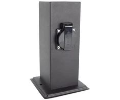 Struhm Lauko kištukinis lizdas Port22, 2 x 230 V, juodas