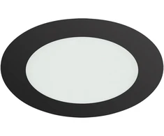 Struhm LED įleidžiamas šviestuvas Wafel IP54 12W CCT juodas