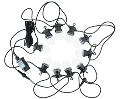 Struhm LED šviesos girlianda Target LED 6 W 5M juoda IP44 ww
