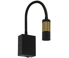 Struhm Sieninis šviestuvas Ari Led 3W 4100K lankstus juodas auksas