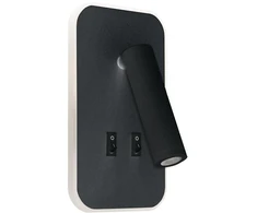 Struhm Sieninis šviestuvas OTELLO LED 6W+3W juodas