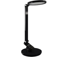 Struhm Stalinis šviestuvas RAGAS LED 9w, reguliuojamo aukščio, juodas, laikrodis