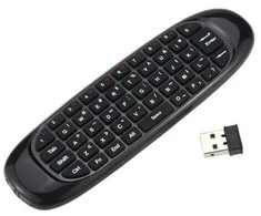 C120 air pelė Blacklit (tinka tv priedėliams - tv box)