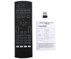 Daugiafunkcinis MX3 Air Mouse pultelis TV priedėliams tv box