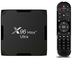 TV priedėlis X96 Max + Ultra Android 11 4/64GB Amlogic S905X4 tv box