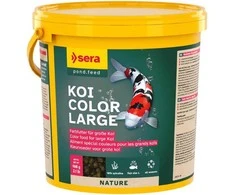Sera Koi Color Large 3.800 ml, granulės - pagrindinis Koi maistas