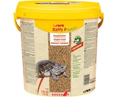 Sera Raffy P Nature 10l, granulės - ropliai, pagrindinis maistas