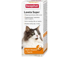 BEAPHAR Laveta super cat Vitaminai kačių kailiui 50 ml