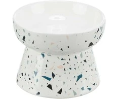 Trixie dubenėlis paaukštintas, katei, keraminis, baltas, 0,2 l/13 cm