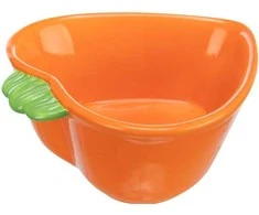 Trixie TX-60756 MISKA CERAMICZNA graužikams MARCHEWKA 180ml 12x11cm /4