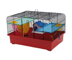 Būris : Placek Cage CH 1, juodas+red, 49*32.5*29cm