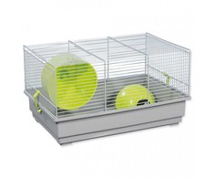 Būris : Placek Small Animal Richard, 39*25.5*22 cm, pelēks/zaļš