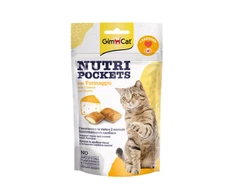 Gimborn GimCat Nutri Pockets with Cheese &amp; Taurine skanėstai katėms su Sūriu ir Taurinu 60g