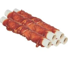 Gardums suņiem - Trixie Denta Fun lazdelės su anties ir vištienos kepenėlėmis, 12 cm, 35 g (100 vnt.)