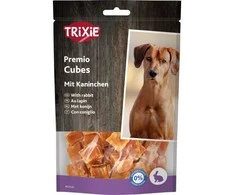 TRIXIE PREMIO skanėstai šunims, triušienos kubeliai, 100 g