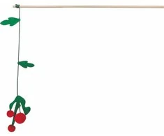 Kalėdinis rotaļlieta kaķiem – Trixie Xmas playing rod mistletoe, wood, 48 cm