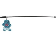 Kalėdinis rotaļlieta kaķiem : Trixie Xmas Playing rod gingerbread figure/fir/ball, 46cm / 1gab