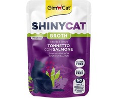 Konservēta barība kaķiem - Gimborn SHINYCAT Pouch Tuna with lašiša 70g
