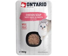Ontario Kitten Soup vištiena, Carrot ir ryžiai 40g (Sriuba)