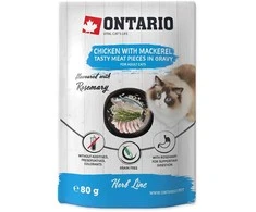 ONTARIO katės maistas su vištiena ir makrela