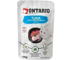 ONTARIO tuno skonio kačių ėdalas, 80 g