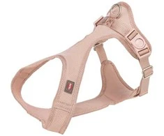 Trixie Comfort Soft, szelki, šuniui, róż, S: 33–50 cm/20 mm