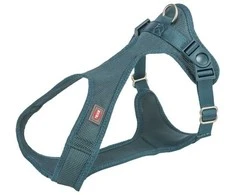 TRIXIE Comfort Soft touring petnešos, S 33-50cm/20mm, petrolio