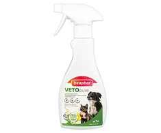 Līdzeklis pret blusām, ērcēm, odiem - Beaphar Veto Pure, bio aerosols, 250 ml