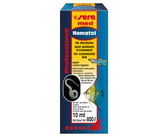 Priemone nuo visu rušiu kirmeliu akvariume : Sera Professional Nematol 10ml