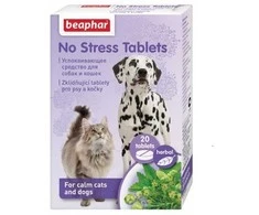 Nomierinošs l­īdzeklis : Beaphar No stress Tablets Dog/Cat, 20 tbl.