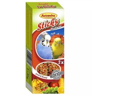 Placek Papildbarība putniem – Avicentra Sticks fruit for budgerigar, 2 x 60 g