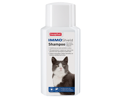 Beaphar IMMO SHIELD kačių šampūnas nuo blusų, erkių, uodų ir kitų parazitų, 200 ml