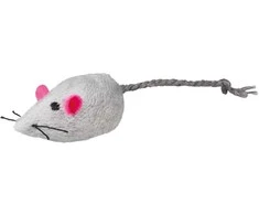 TRIXIE Pelė su skambučiu, pliušas, su kačių mėta, 5 cm