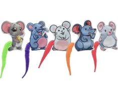 Rotaļlieta kaķiem - Trixie Mouse, fabric, catnip, 7.5 cm, 1 gab