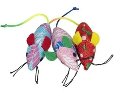 Rotaļlieta kaķiem - Trixie Mouse, fabric, catnip, 7 cm, 1 gab