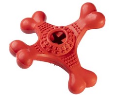 Rotaļlieta suņiem - Gimborn DOG Raudonas TITAN 4 BONES