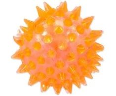 Dog Fantasy Šuns žaislas - Placek Žaislinis šuns fantazijos kamuoliukas švilpiantis oranžinis 5 cm