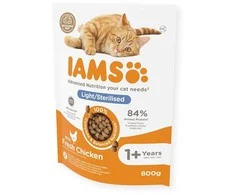 IAMS sausas pašaras sterilizuotoms katėms su vištiena, 800g