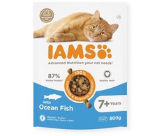 Sausā barība kaķiem - IAMS CAT SENIOR OCEAN FISH, 800 gr
