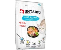 Ontario Cat Hair &amp; Skin 0,4kg (Kailiui ir odai)