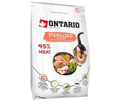 Ontario Cat Sterilised lašiša 0,4kg (Sterilizuotoms su lašiša)