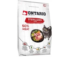 Ontario Cat Sterilised ėriena 0,4kg (Sterilizuotoms su ėriena)