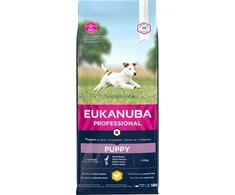 Eukanuba šuniukų ir jaunų mažų veislių sausas sausas maistas šuniukams ir mažiems šunims (PFB) 18 kg