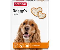 Vitamīnizēta papildbarība - Beaphar Doggy's Senior 75 tab.